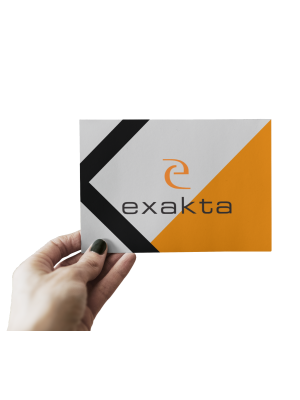 Kort med dubbelsidigt tryck